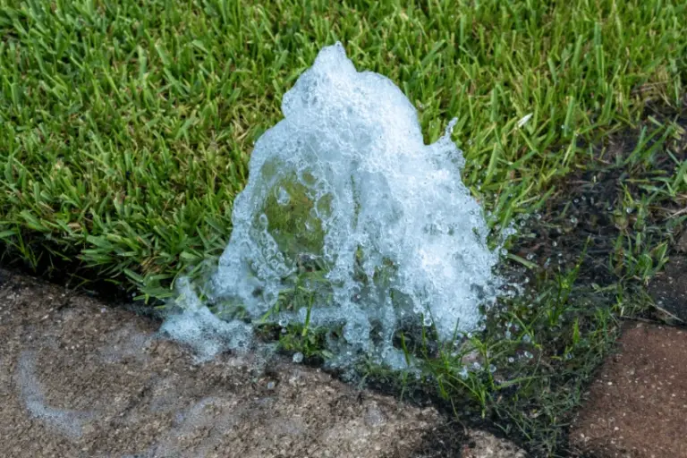 irrigation leaks in your yard
